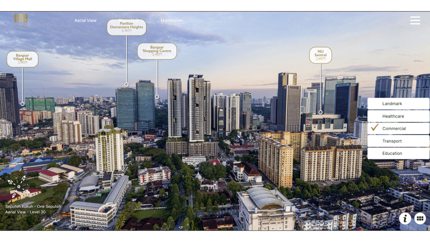 One Seputeh aerial view