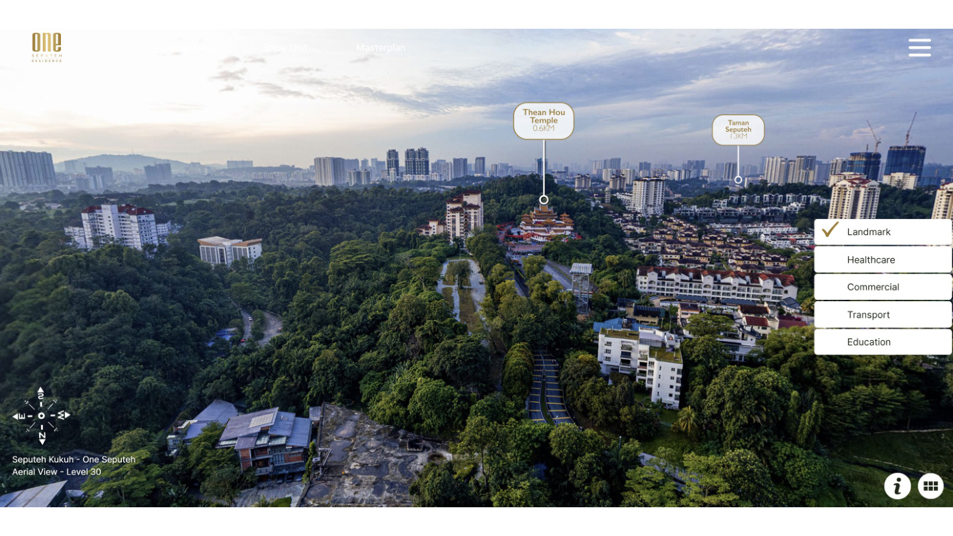 One Seputeh aerial greenery