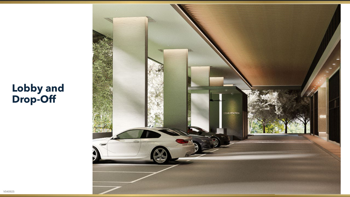 Lobby and drop-off